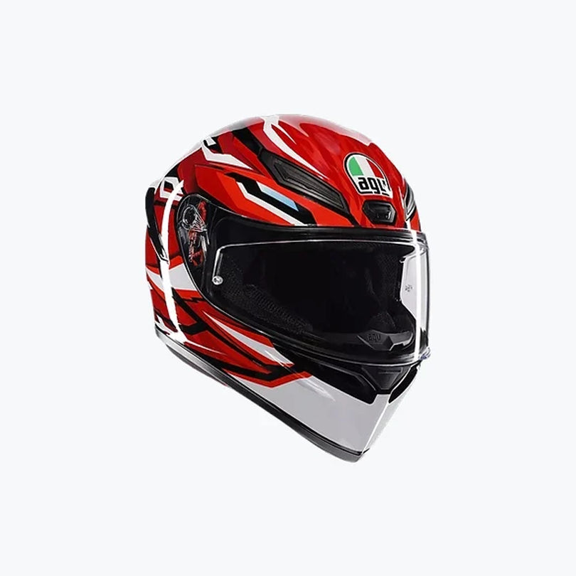 AGV K1 S Lion Black/Red/White ISI Helmet