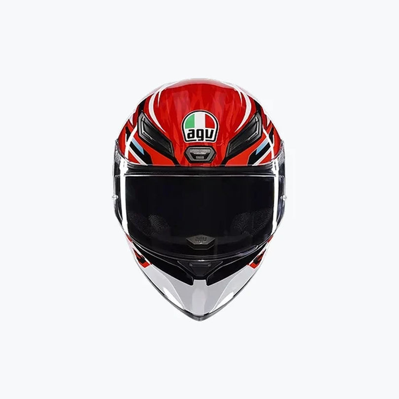 AGV K1 S Lion Black/Red/White ISI Helmet
