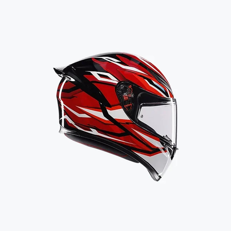 AGV K1 S Lion Black/Red/White ISI Helmet