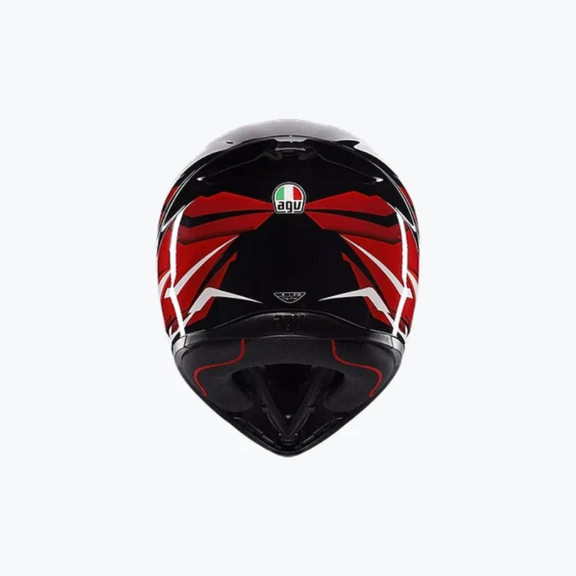 AGV K1 S Lion Black/Red/White ISI Helmet