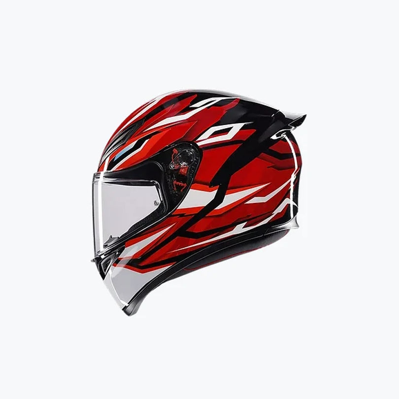 AGV K1 S Lion Black/Red/White ISI Helmet