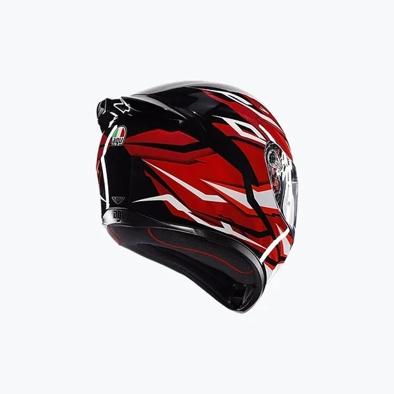 AGV K1 S Lion Black/Red/White ISI Helmet