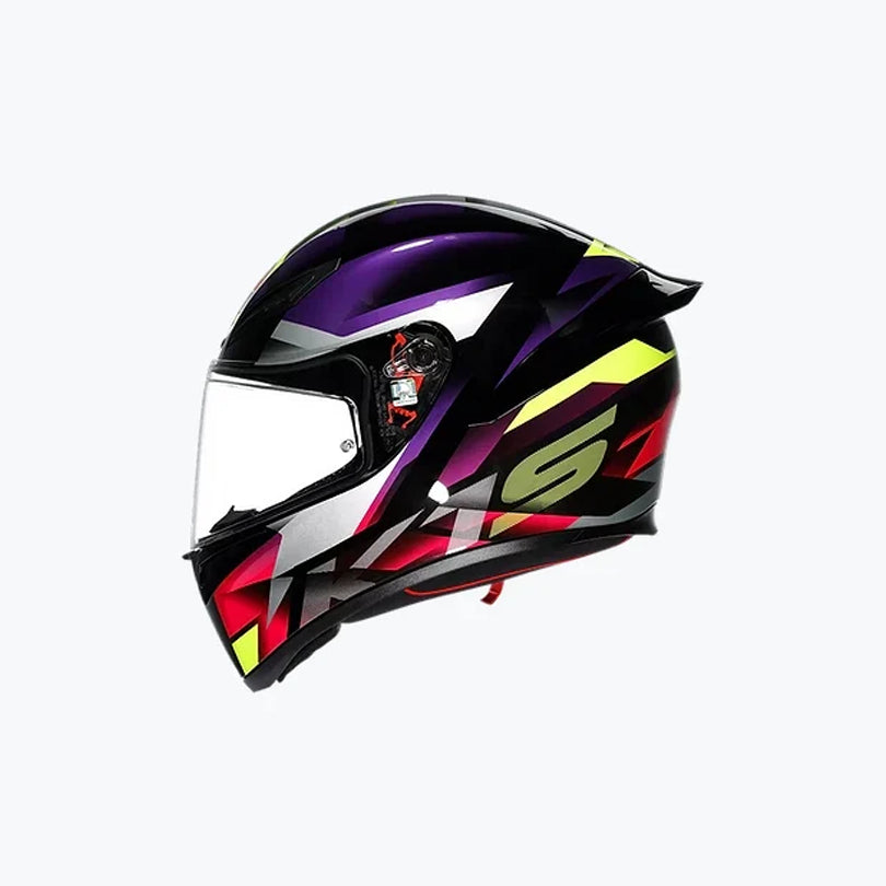 AGV K1 S Fastlap Black/Purple/Pink ISI Helmet