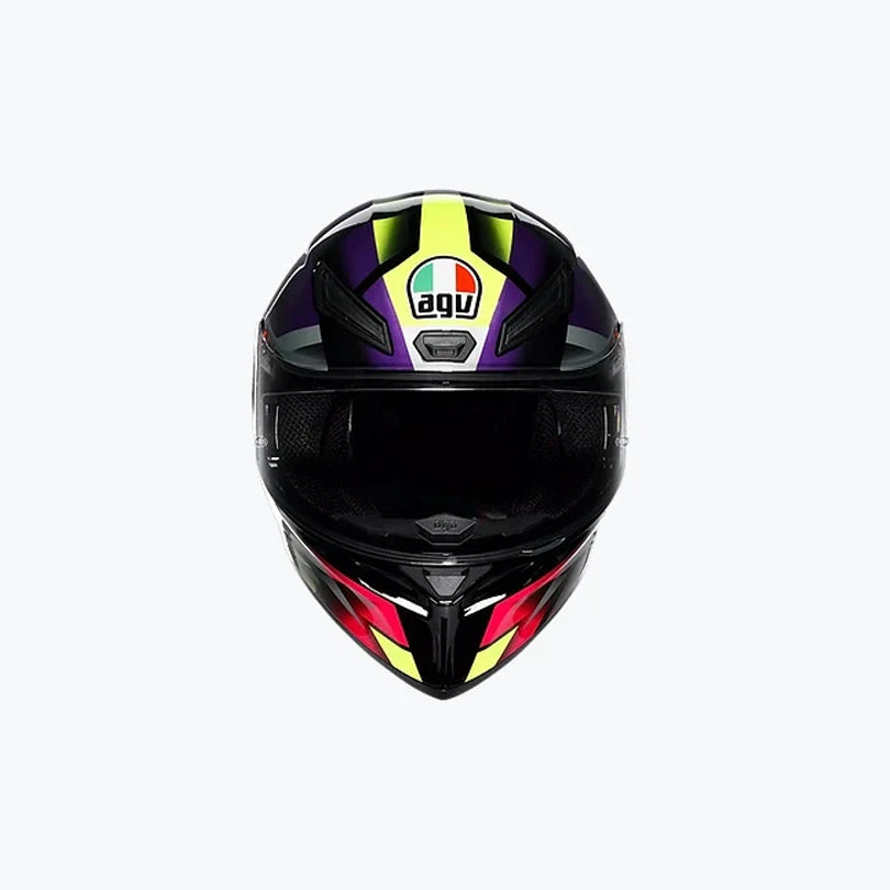 AGV K1 S Fastlap Black/Purple/Pink ISI Helmet