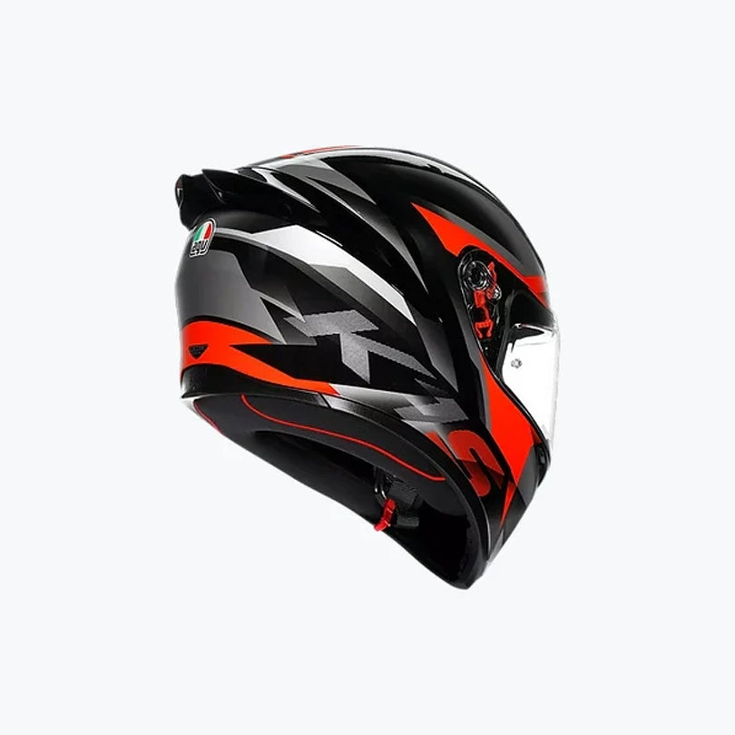 AGV K1 S Fastlap Black/Grey/Red ISI Full Face Helmet