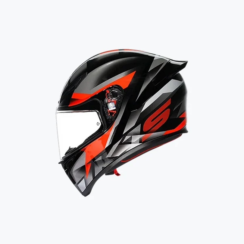 AGV K1 S Fastlap Black/Grey/Red ISI Full Face Helmet