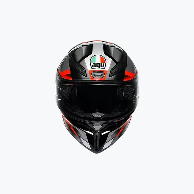 AGV K1 S Fastlap Black/Grey/Red ISI Full Face Helmet