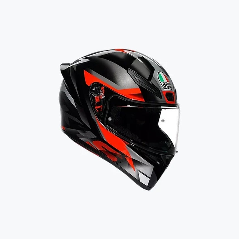 AGV K1 S Fastlap Black/Grey/Red ISI Full Face Helmet