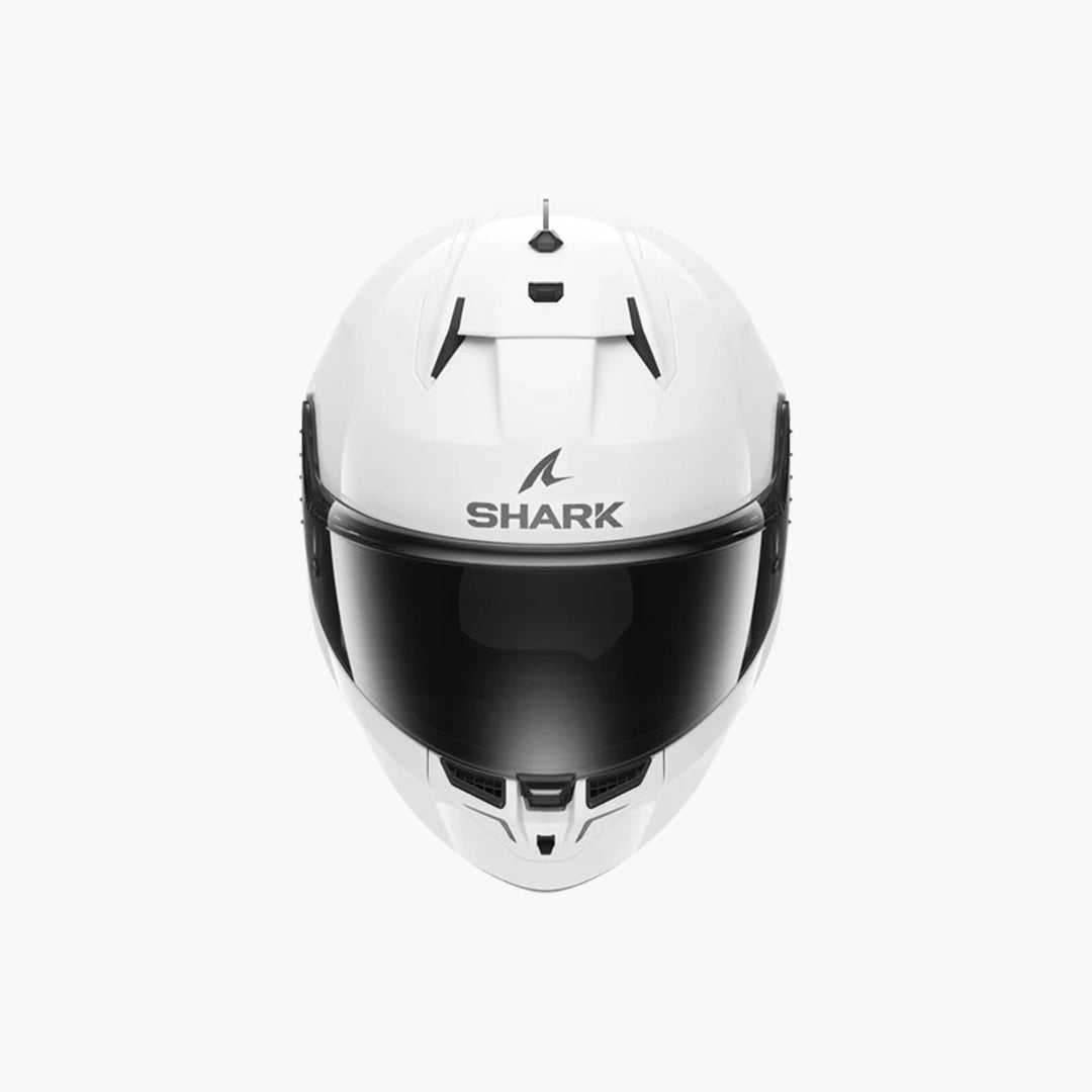 Shark D-Skwal 3 Blank Full Face Helmet White Azur (WHU)