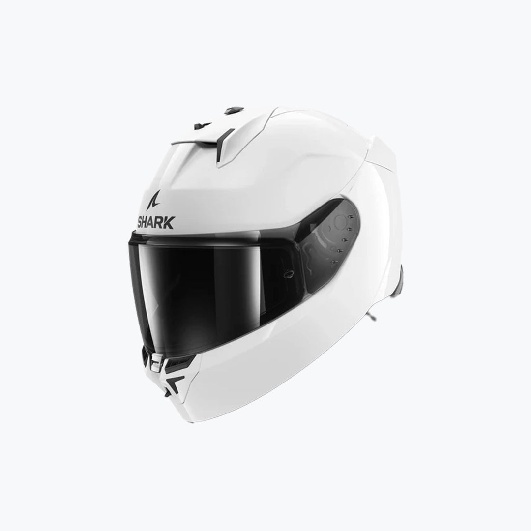 Shark D-Skwal 3 Blank Full Face Helmet White Azur (WHU)