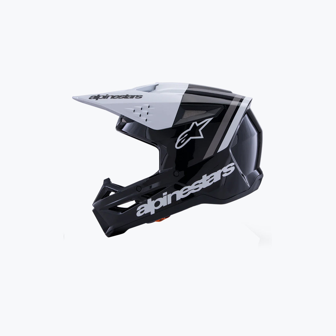 Alpinestars SM3 Radium Helmet Black White Grey
