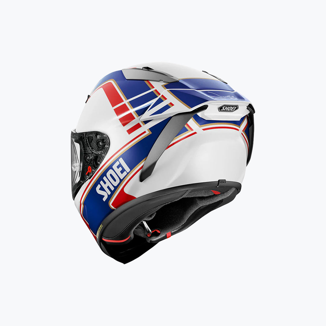 Shoei X-SPR Pro Gardner TC-2 Blue Gold Full Face Helmet Large