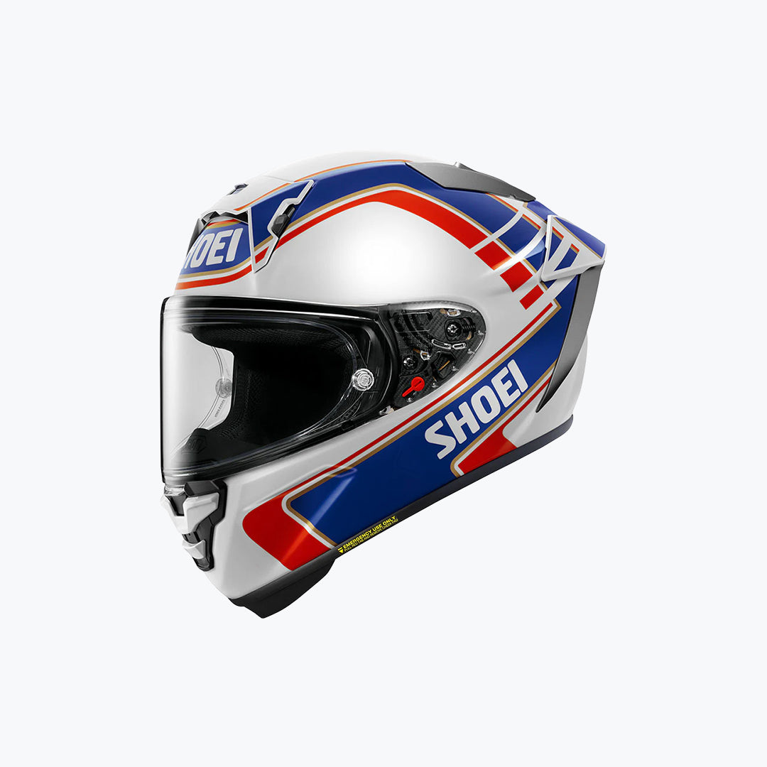 Shoei X-SPR Pro Gardner TC-2 Blue Gold Full Face Helmet Large