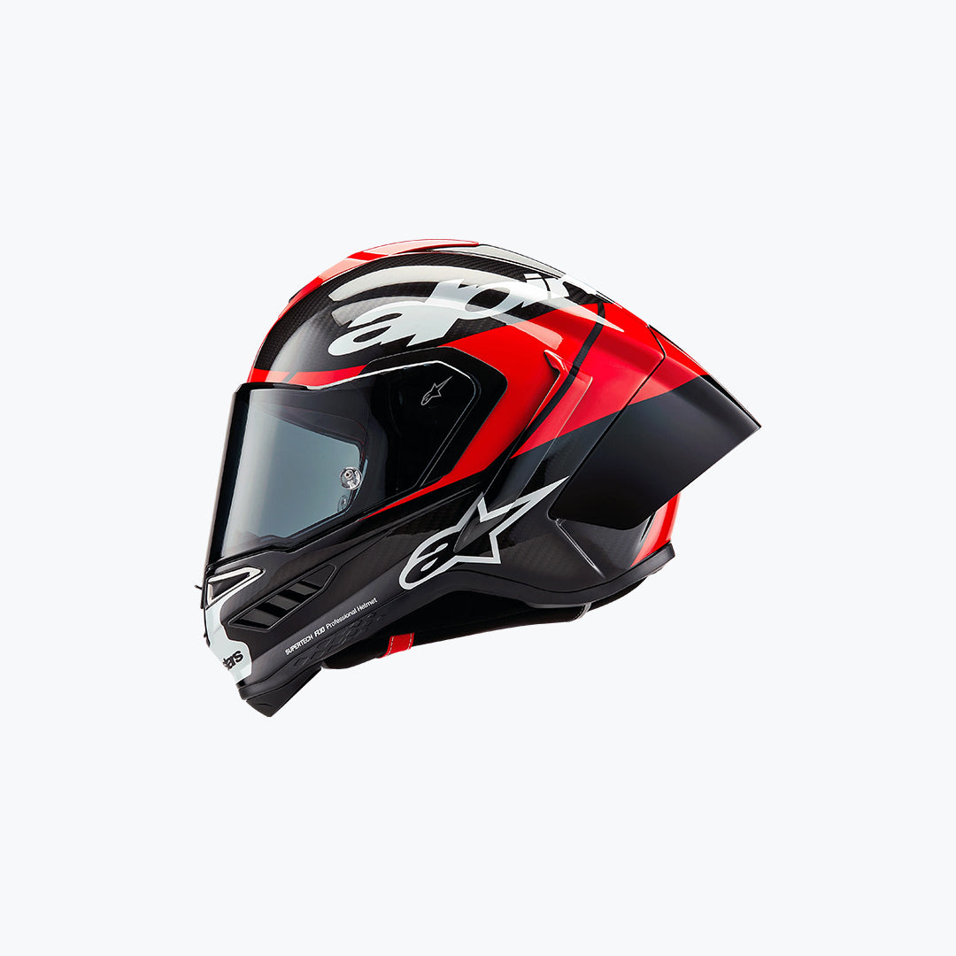 Alpinestars Supertech R10 Element Helmet Black Carbon Red White
