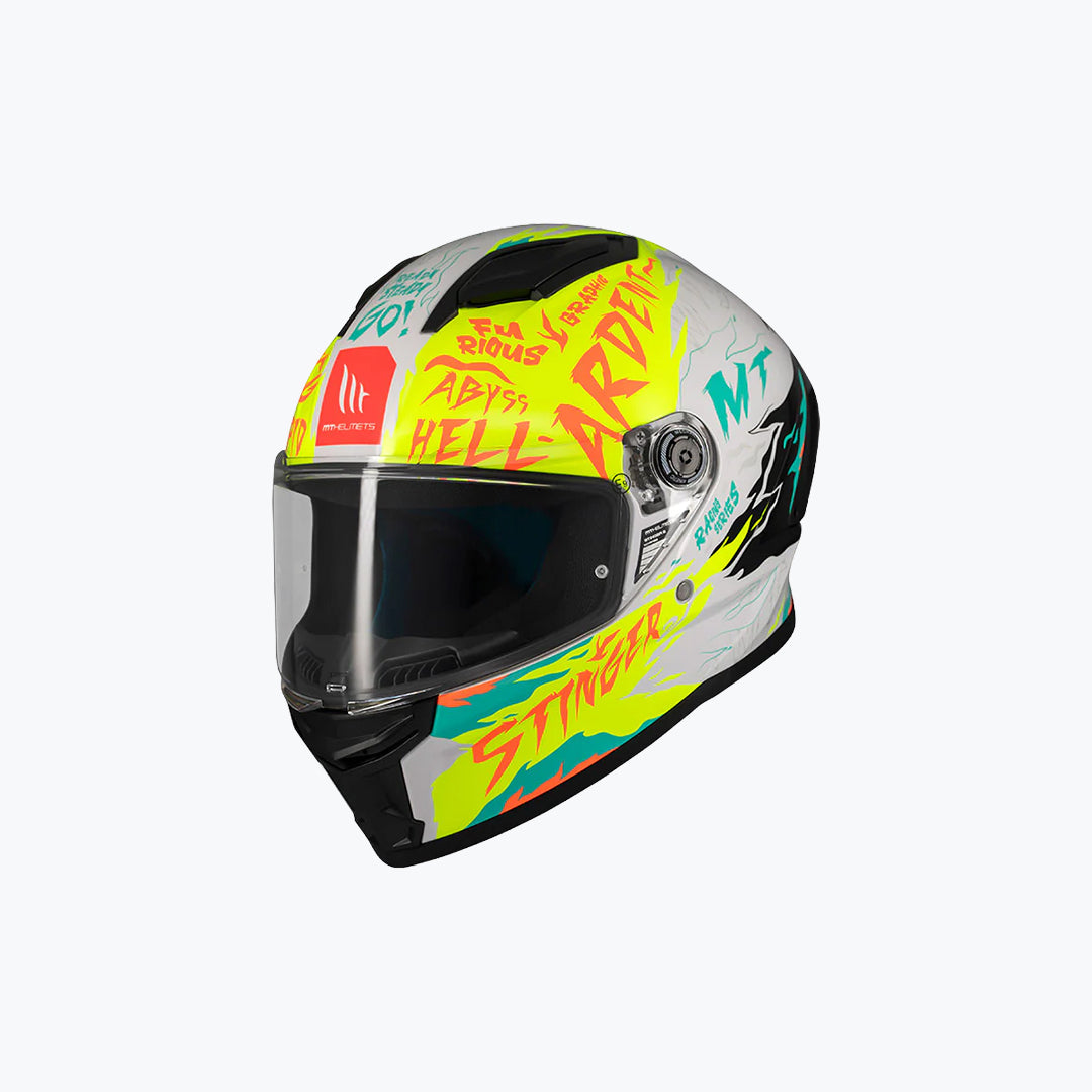 MT Stinger 2 Ardent A3 Gloss Full Face Motorcycle Helmet