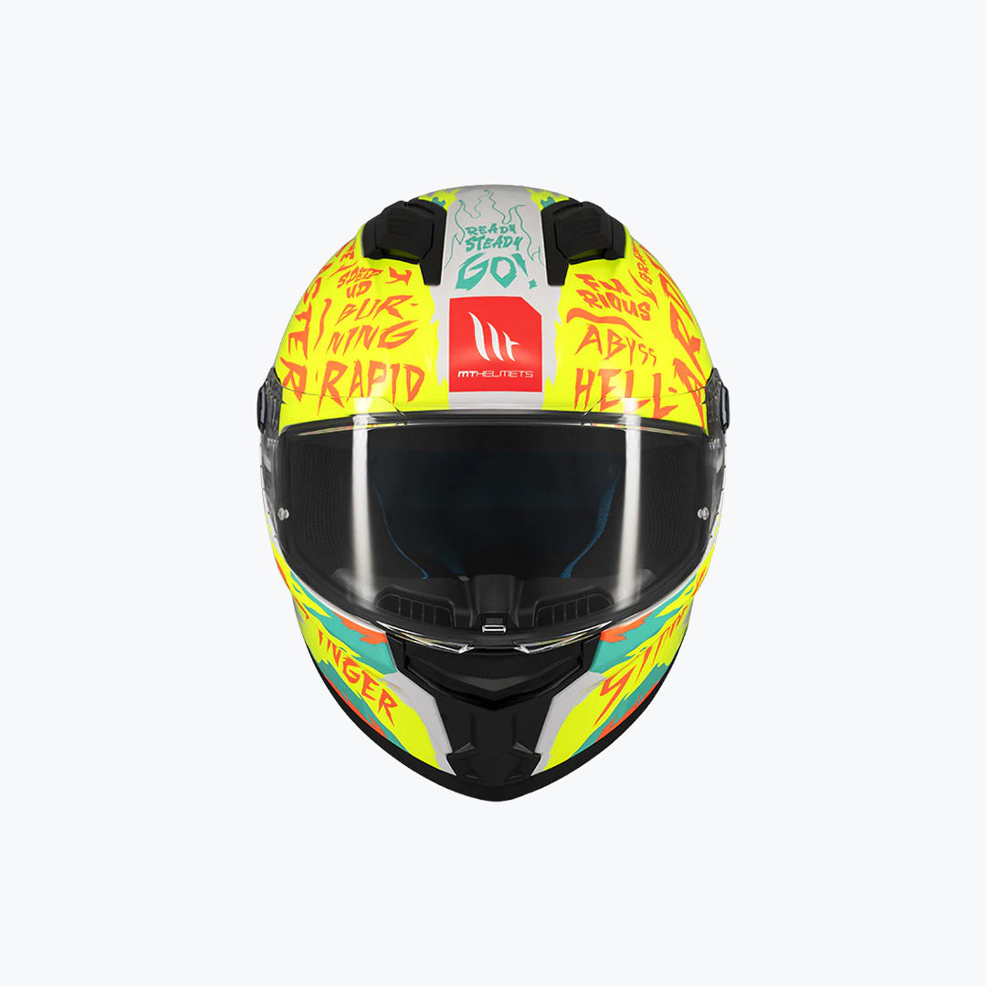 MT Stinger 2 Ardent A3 Gloss Full Face Motorcycle Helmet