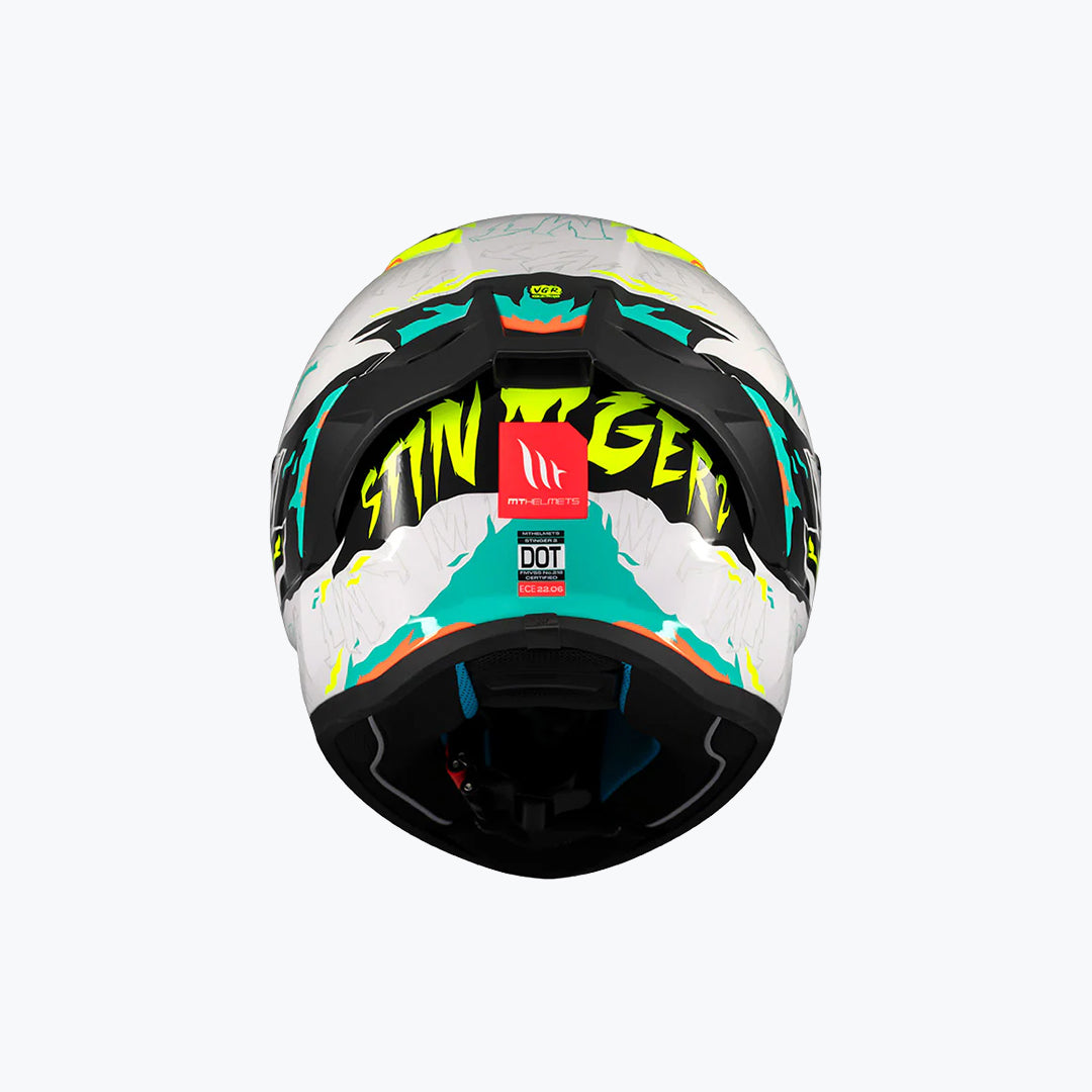 MT Stinger 2 Ardent A3 Gloss Full Face Motorcycle Helmet
