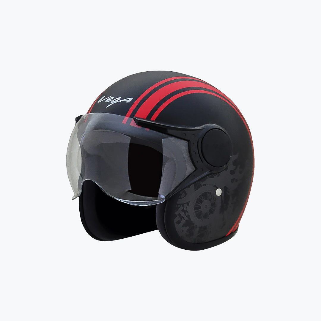 Vega Jet Old School Open Face Helmet