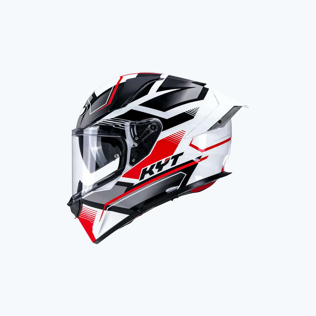 KYT R2R Pro Parsec Black Blue Red Full Face Helmet BLK BLU RED / WHT RED
