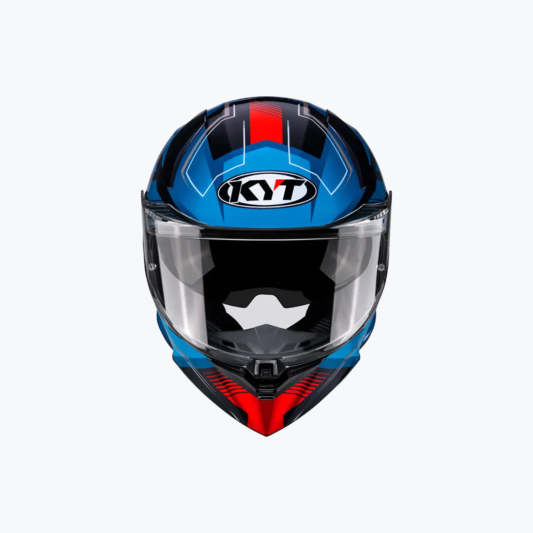 KYT R2R Pro Parsec Black Blue Red Full Face Helmet BLK BLU RED / WHT RED
