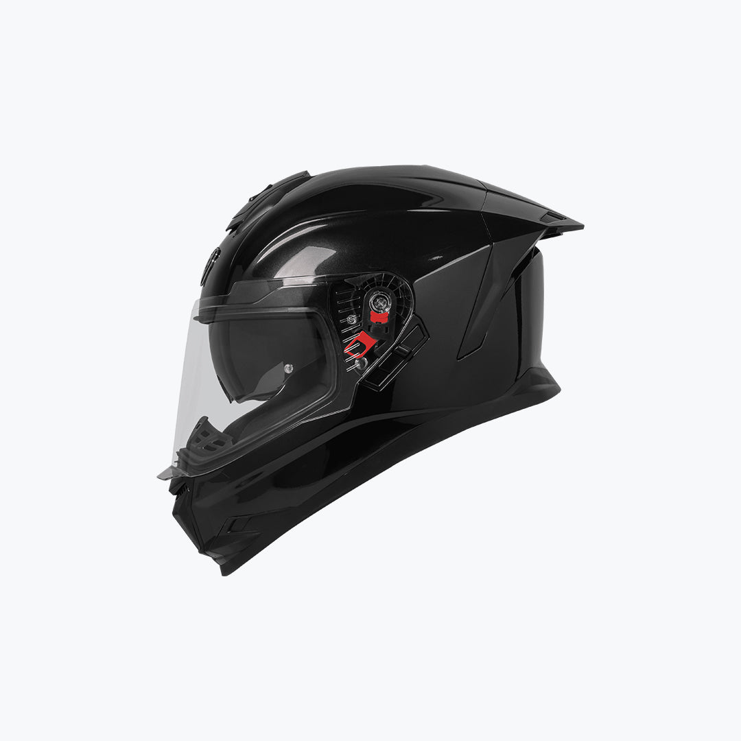 Steelbird SBH 57 Fighter ISS BT Gloss Black Full Face Helmet