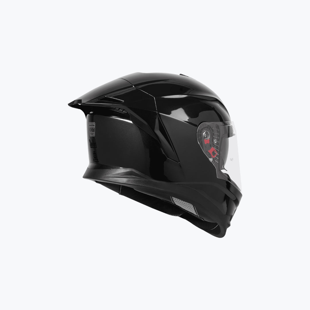 Steelbird SBH 57 Fighter ISS BT Gloss Black Full Face Helmet