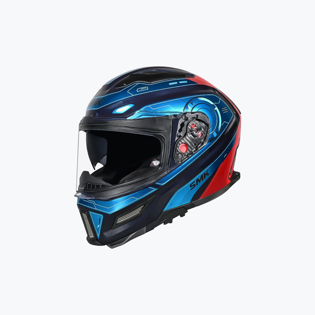 SMK Agnar Cyborg GL535 Full Face Motorcycle Helmet