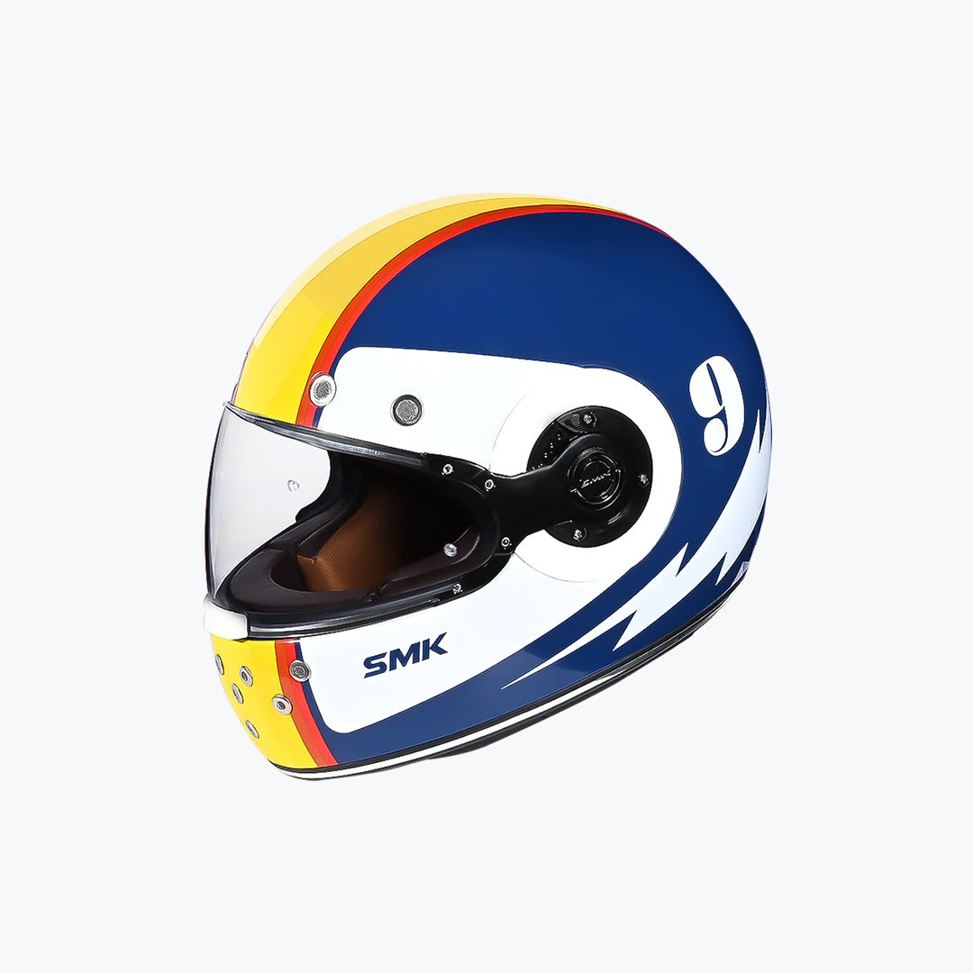 SMK Retro Electro GL514 Full Face Motorcycle Helmet