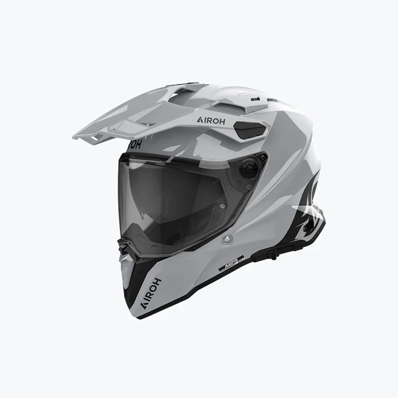 AIROH Commander 2 Color Cement Grey Gloss Helmet XL
