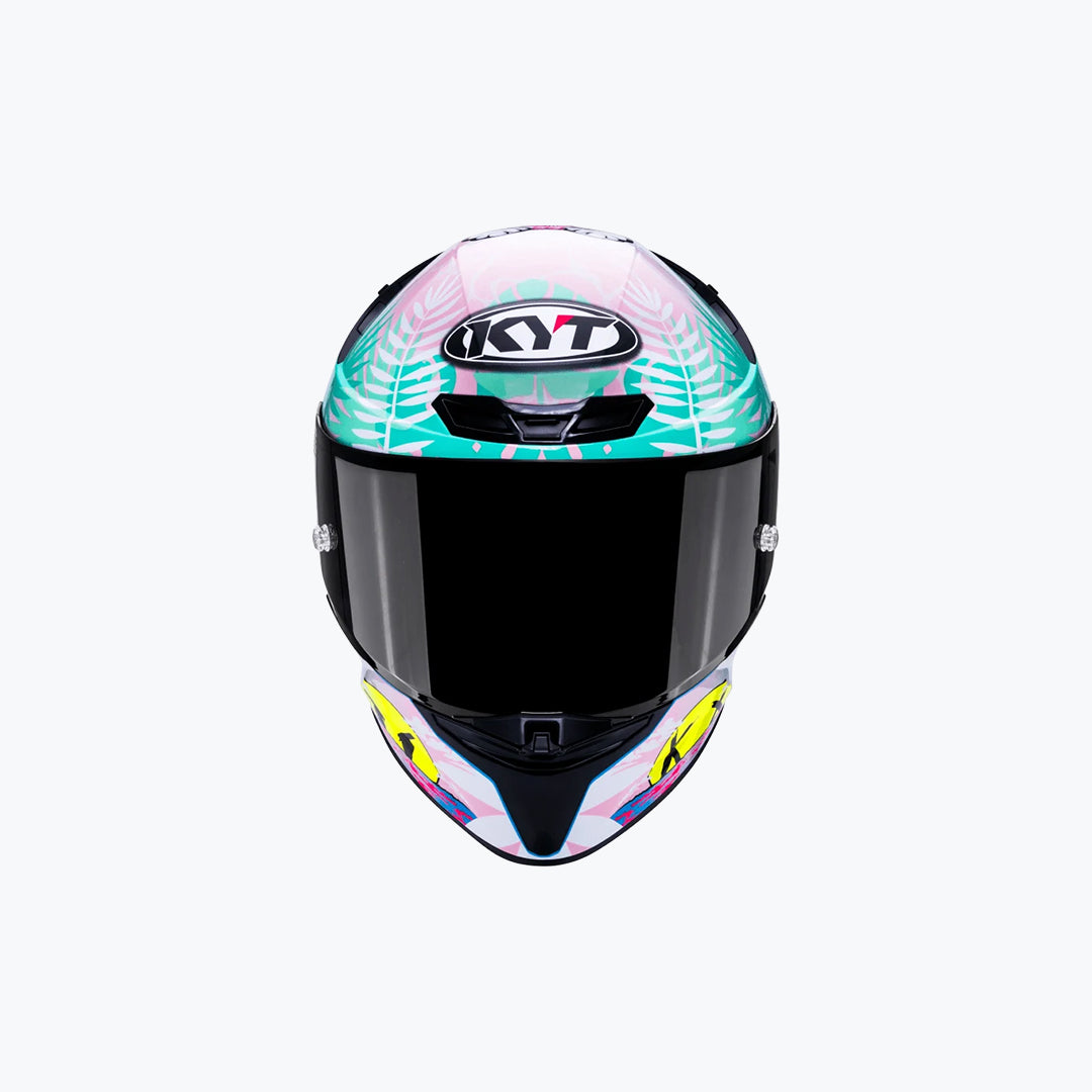 KYT TT Revo Riccardo Rossi BCN Replica Full Face Helmet / XL