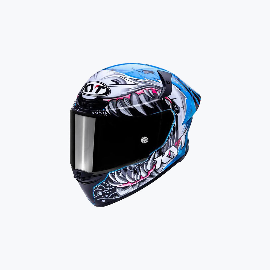 KYT TT Revo Megalodon Gloss Full Face Helmet
