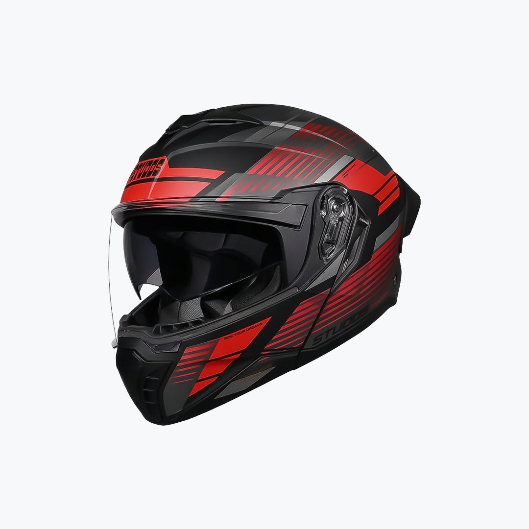 STUDDS Trooper Trail Flip-Up Full Face Motorcycle Helmet