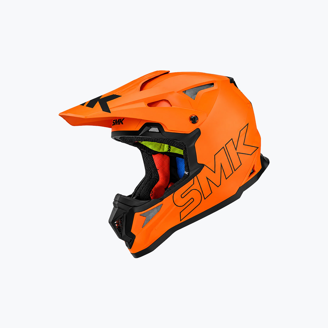 SMK Allterra Hi-Viz HV720 Off Road Motorcycle Helmet