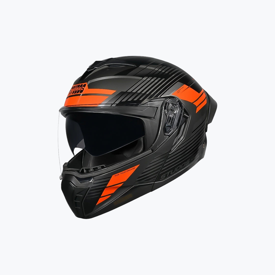 STUDDS Trooper Trail Flip-Up Full Face Motorcycle Helmet