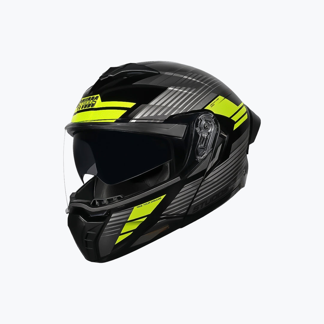 STUDDS Trooper Trail Flip-Up Full Face Motorcycle Helmet