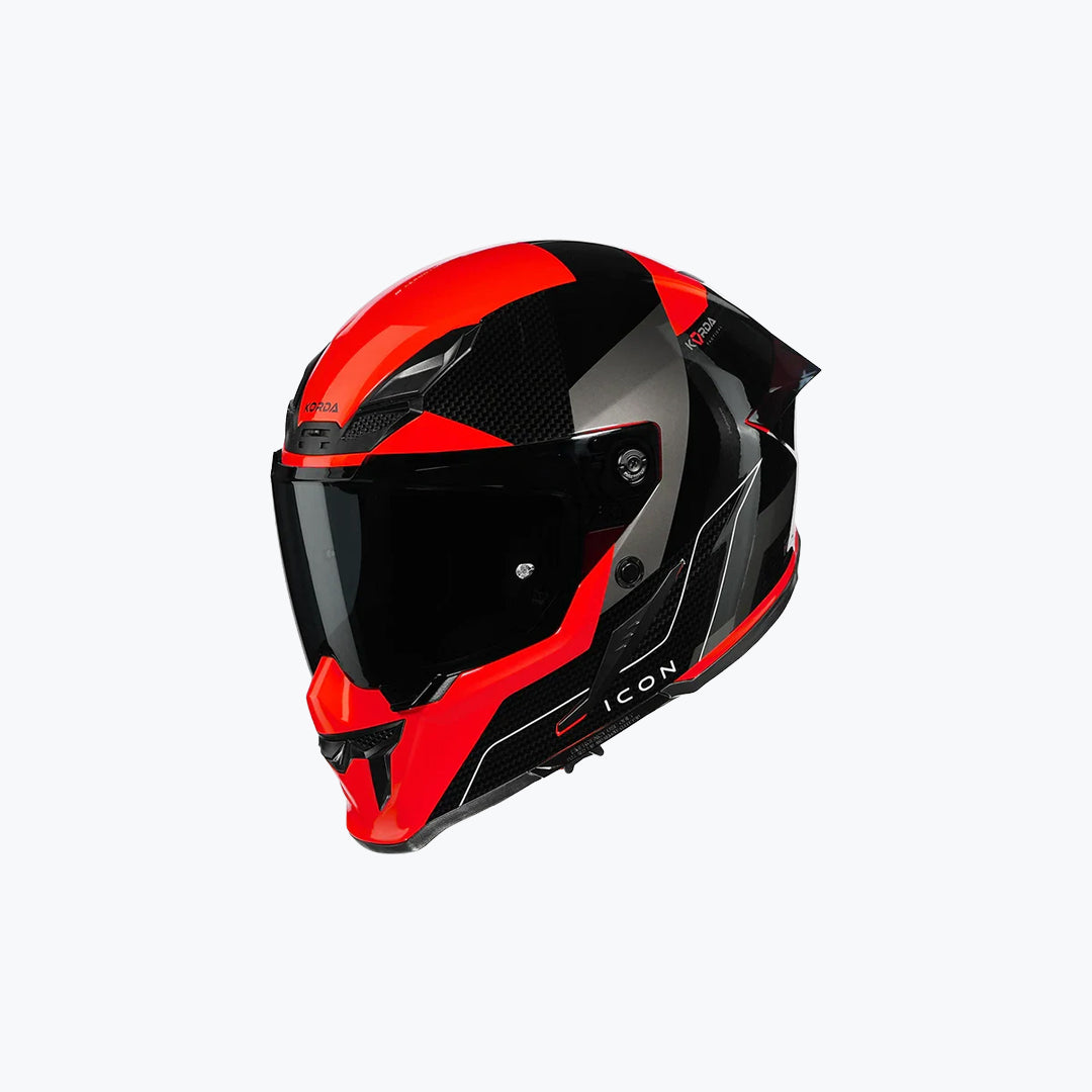 KORDA Icon Nyx Gloss Full Face Motorcycle Helmet