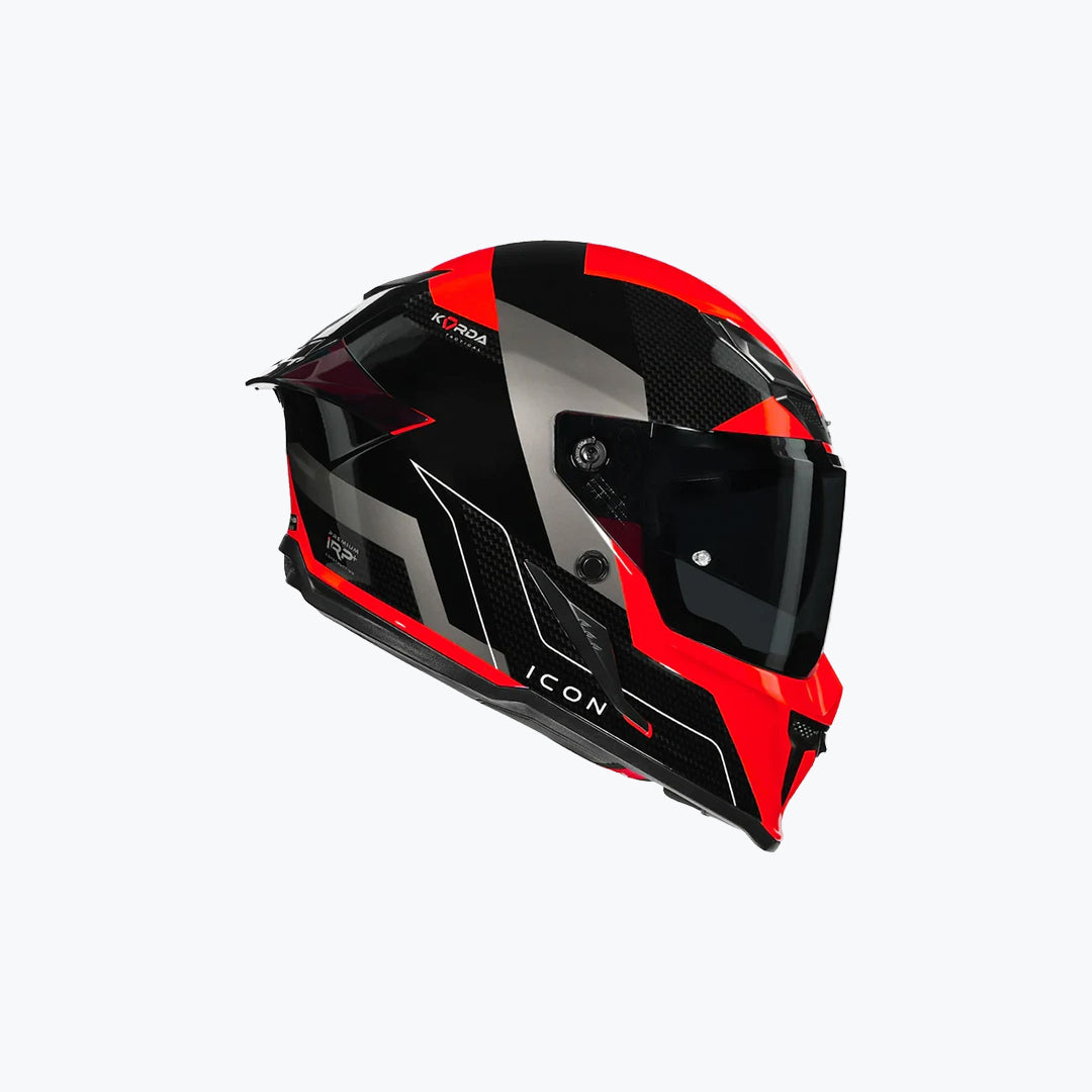 KORDA Icon Nyx Gloss Full Face Motorcycle Helmet