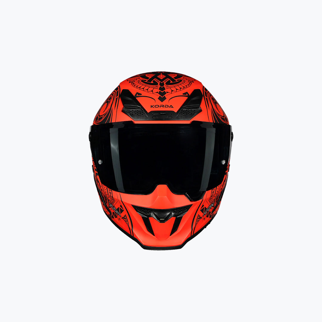 KORDA Icon Maori Matt Red Full Face Helmet