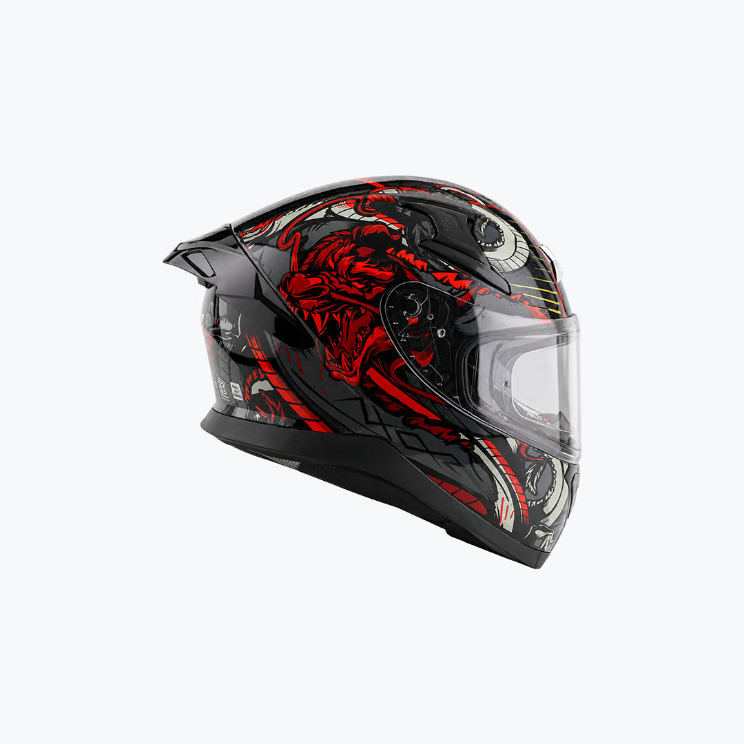 AXOR Apex Scratch Black Red Helmet