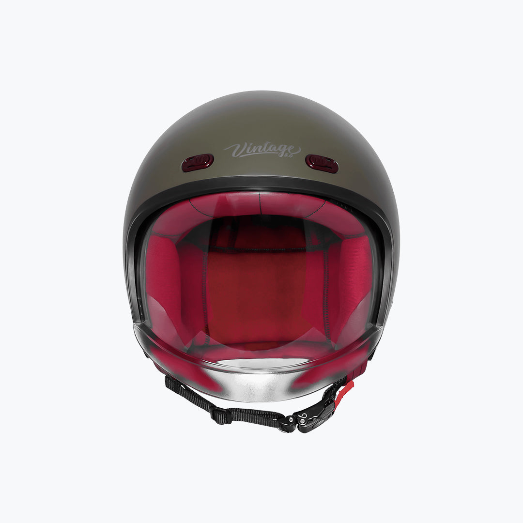 Steelbird SBH-67 Vintage DOT 5.0 Open Face Motorcycle Helmet