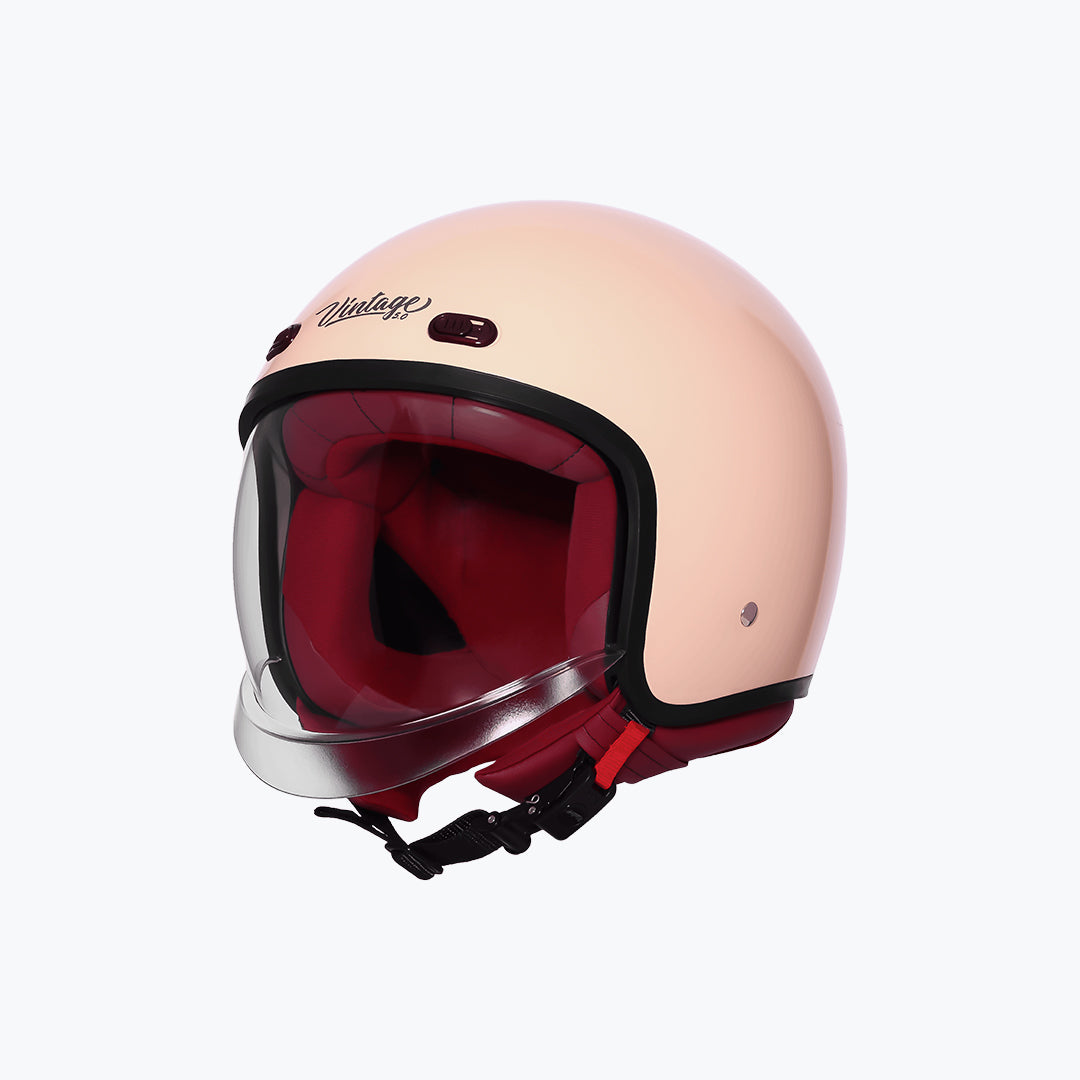 Steelbird SBH-67 Vintage DOT 5.0 Open Face Motorcycle Helmet