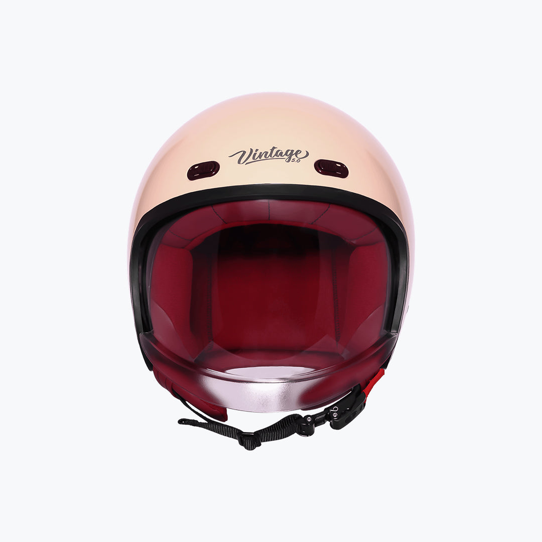Steelbird SBH-67 Vintage DOT 5.0 Open Face Motorcycle Helmet