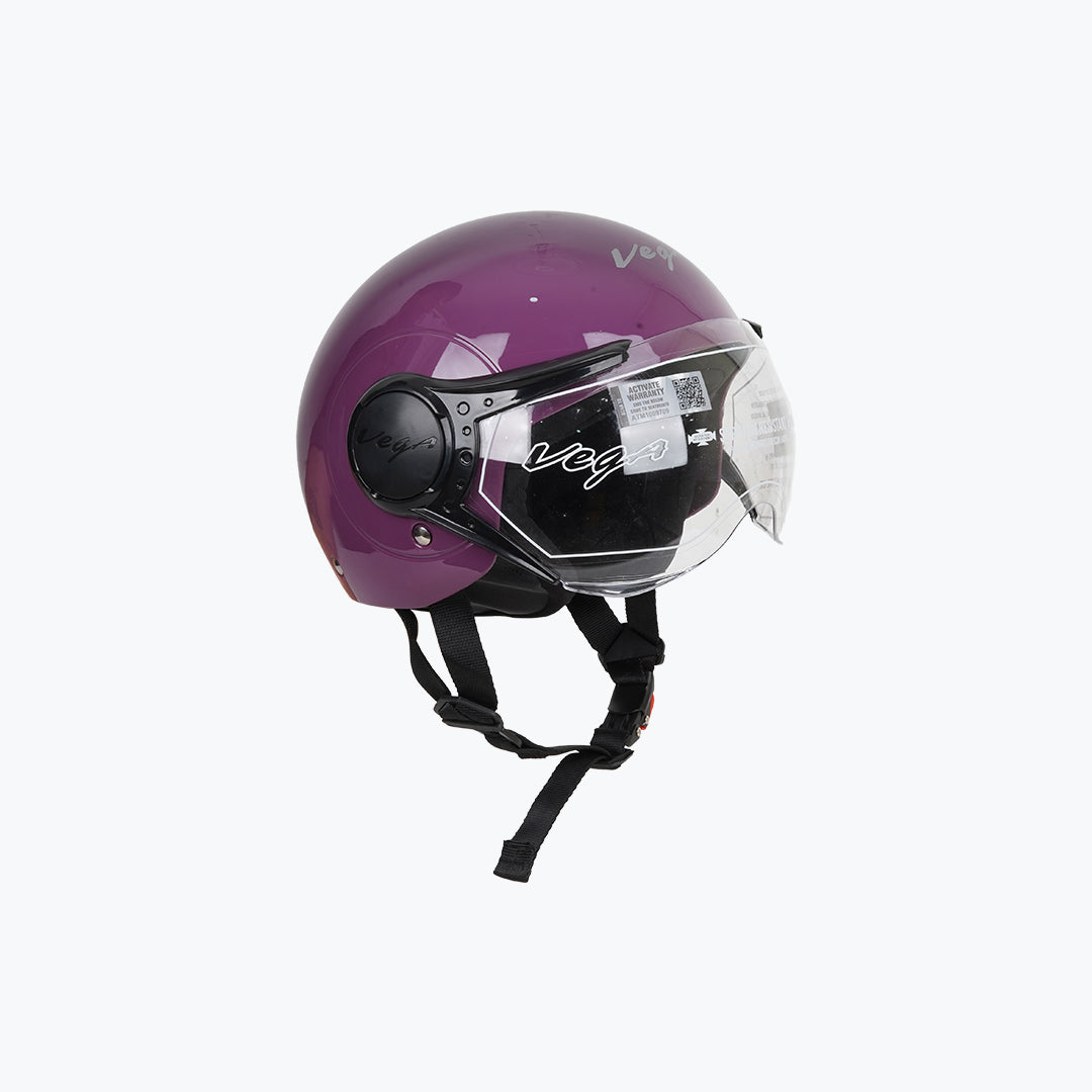 Vega Atom Open Face Motorcycle Helmet