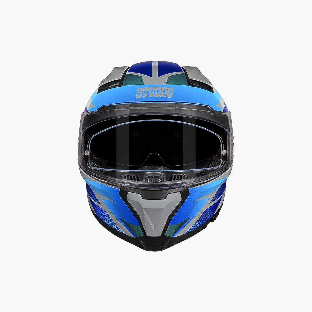 STUDDS Helios D2 Circuit WCV Full Face Motorcycle Helmet