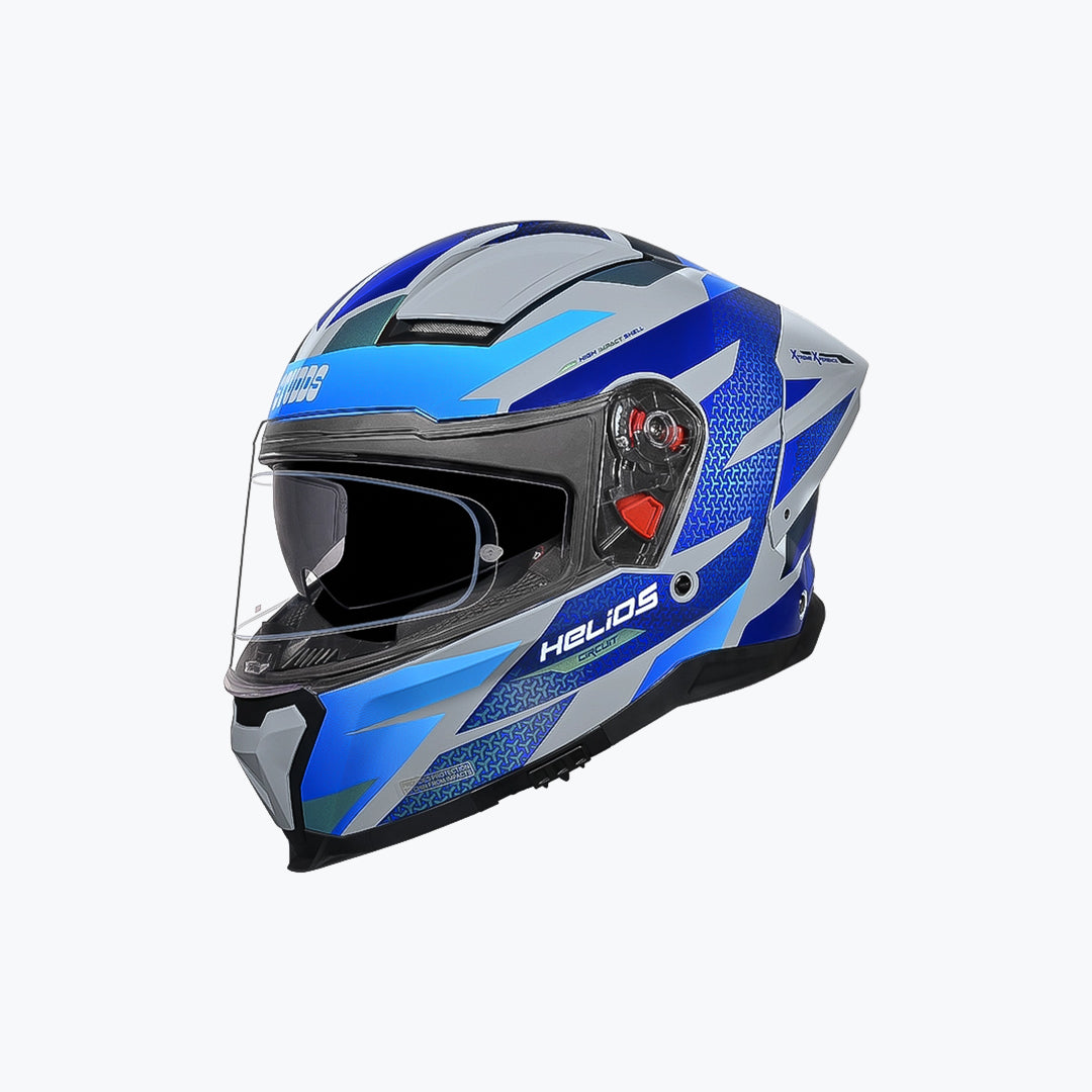 STUDDS Helios D2 Circuit WCV Full Face Motorcycle Helmet