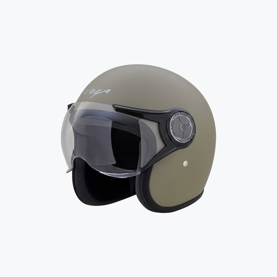 Vega Jet DX With Visor Open Face Motorcycle Helmet