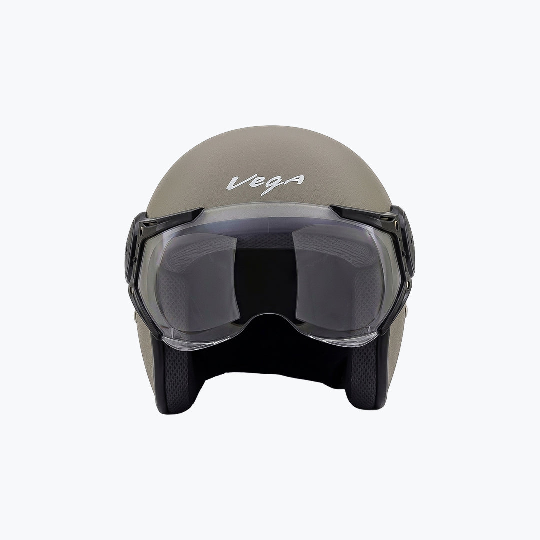 Vega Jet DX With Visor Open Face Motorcycle Helmet