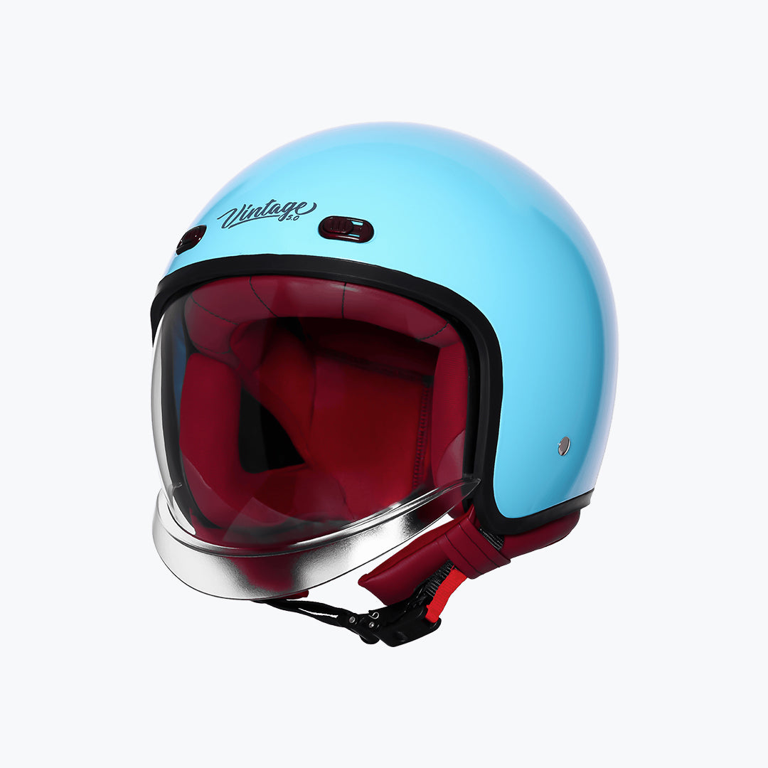 Steelbird SBH-67 Vintage DOT 5.0 Open Face Motorcycle Helmet