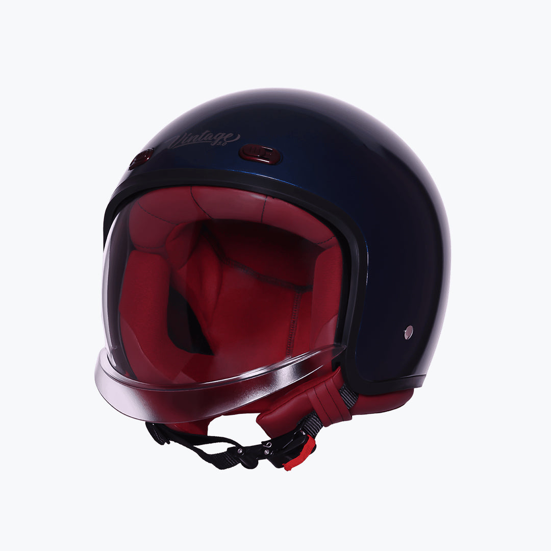Steelbird SBH-67 Vintage DOT 5.0 Open Face Motorcycle Helmet