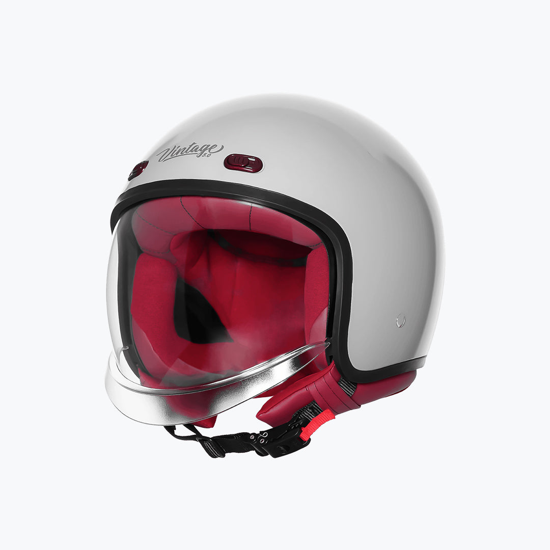 Steelbird SBH-67 Vintage DOT 5.0 Open Face Motorcycle Helmet